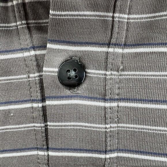 Nike Golf Tiger Woods Collection Fit DRY Mens Golf Polo Shirt Size XL Striped - Picture 4 of 10